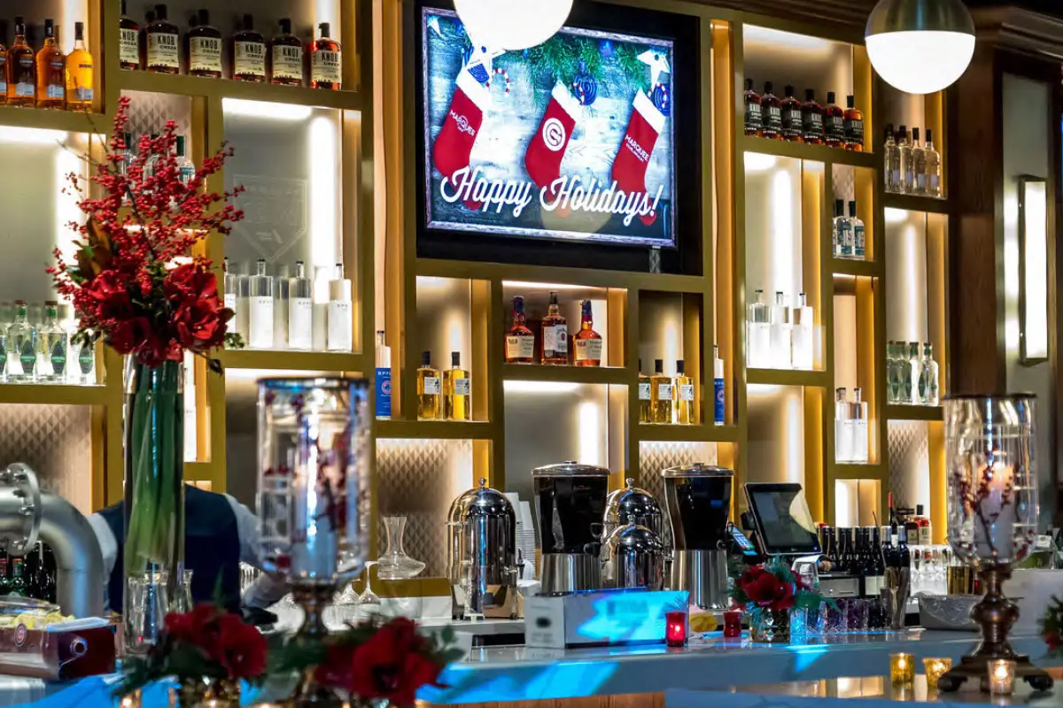 Interior View of The American Airlines 1914 Club