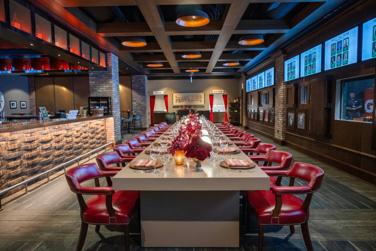 Interior of Maker's Mark Barrel Room