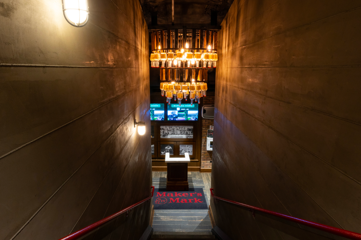 Interior of Maker's Mark Barrel Room