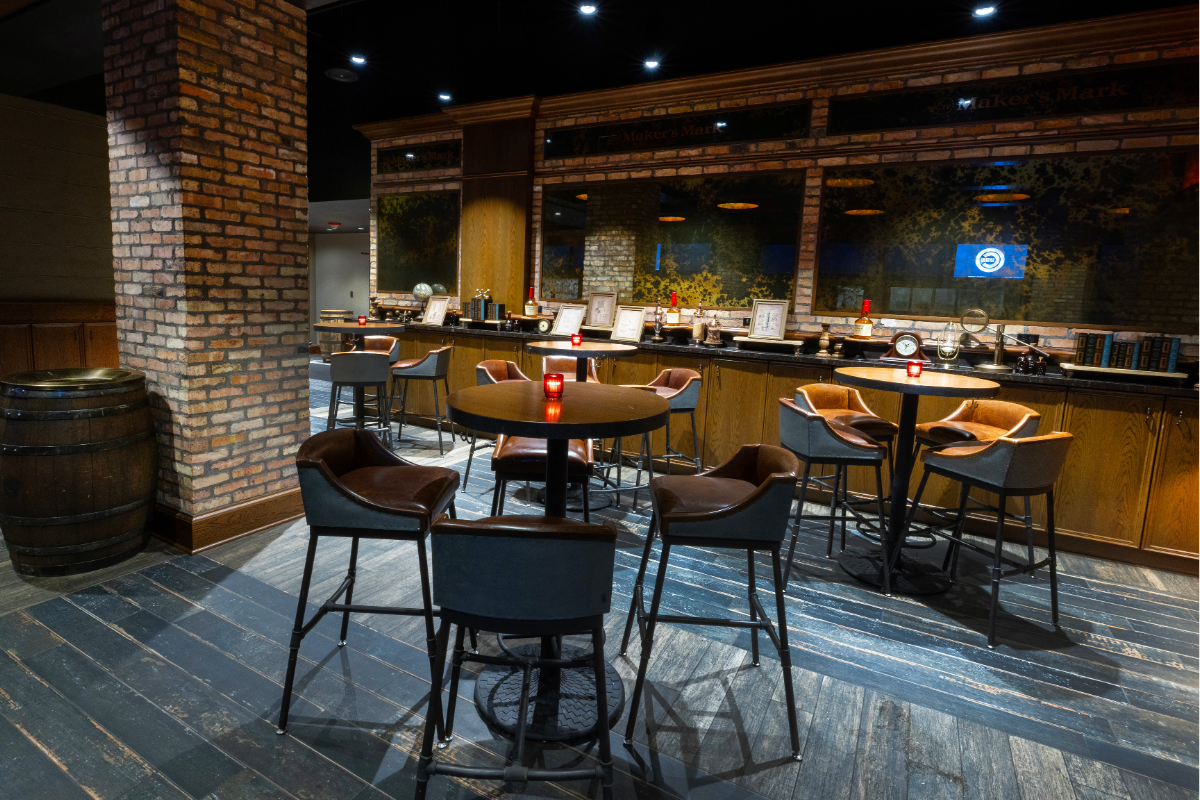 Interior of Maker's Mark Barrel Room