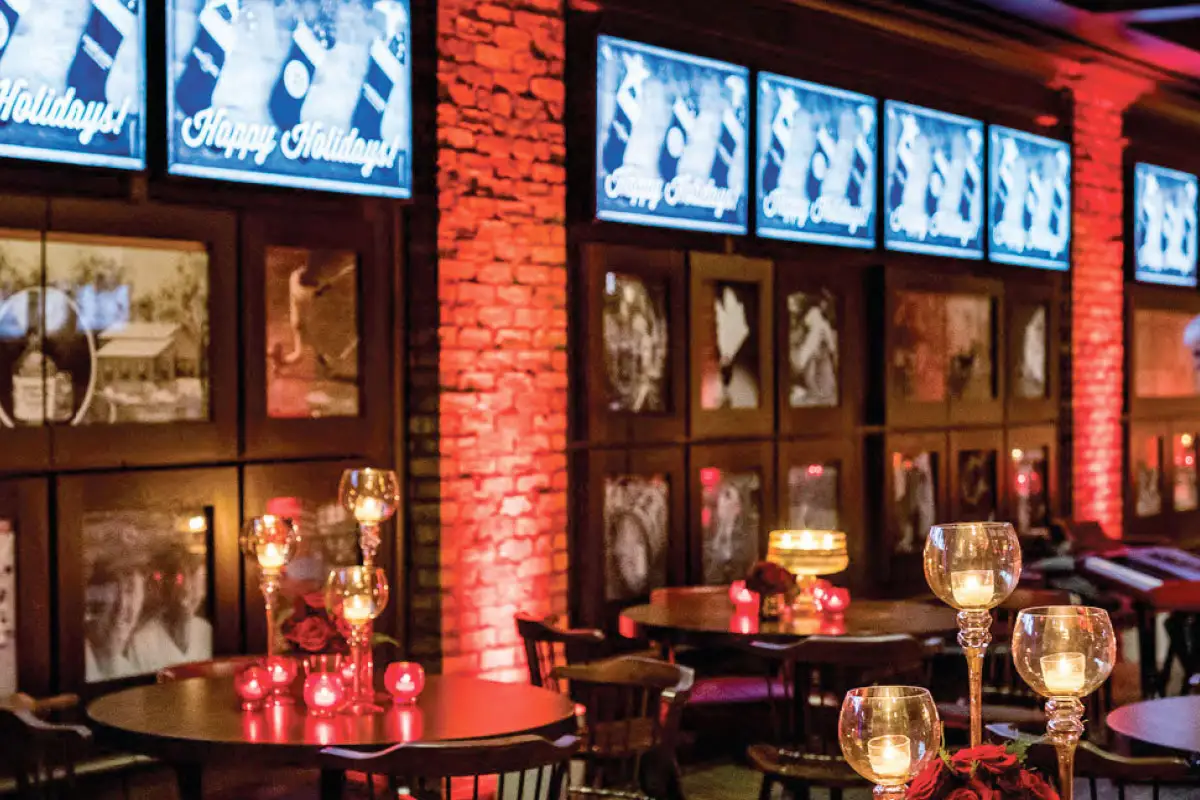 Interior of Maker's Mark Barrel Room